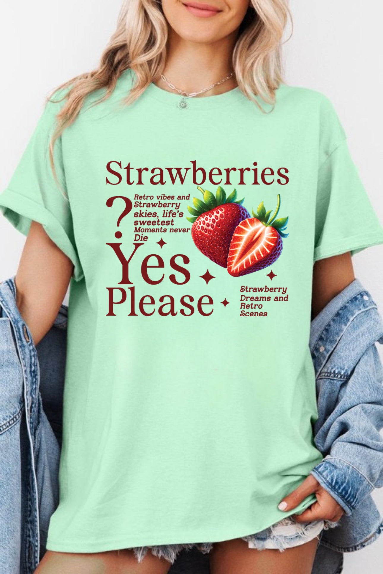 Strawberries—Yes Please Tee