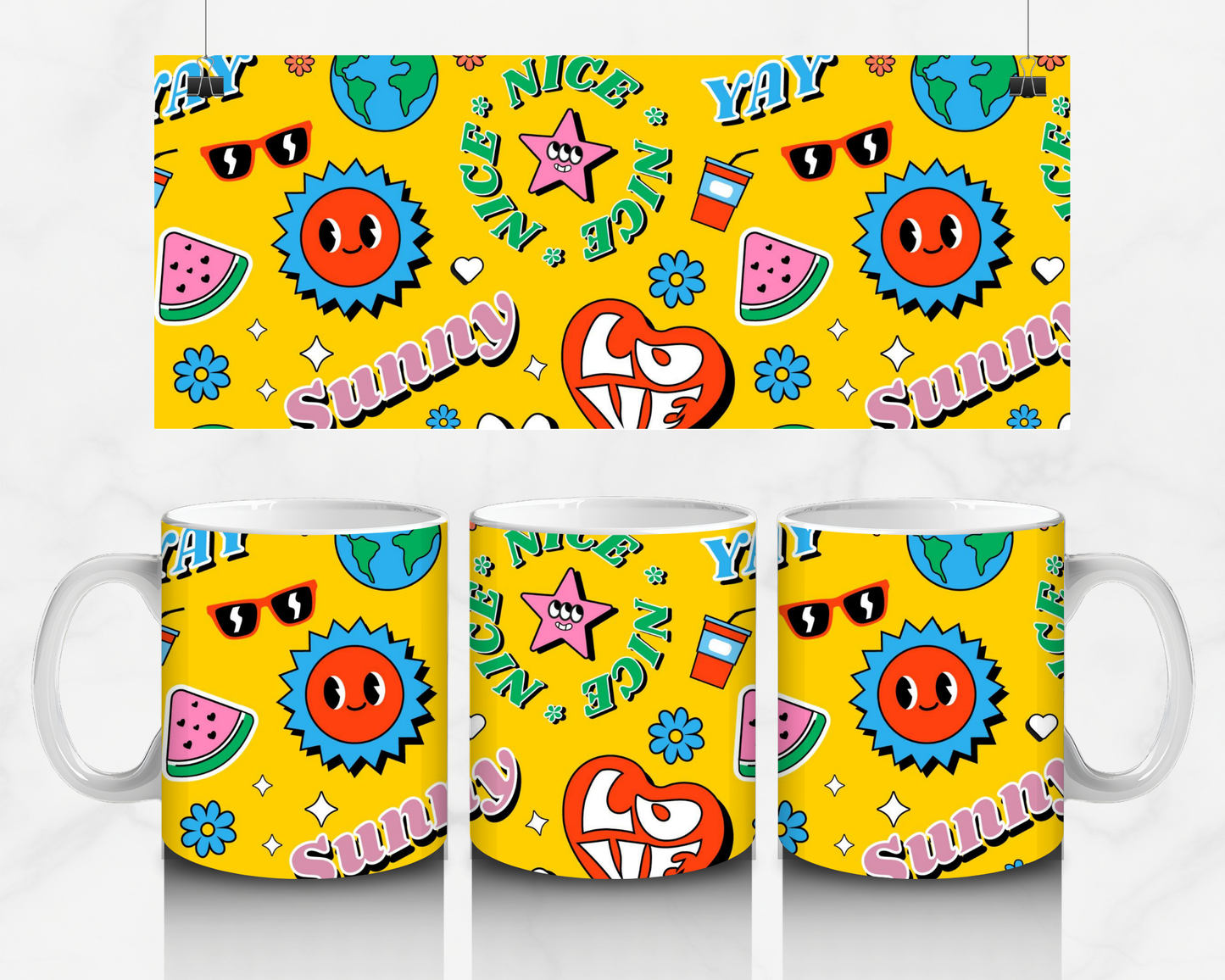 Sunny Nice Emoji Mug