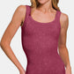 Zenana Ribbed Scoop Neck Tank