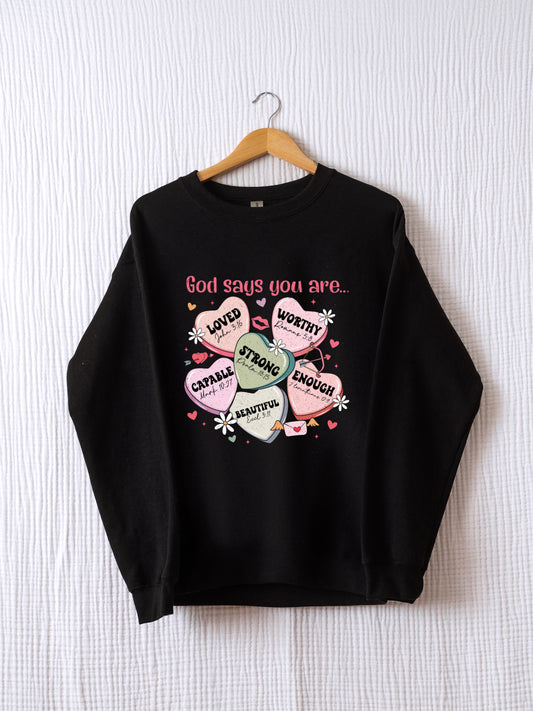 *BLACK* Gildan Unisex Sweatshirt