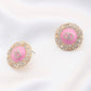 Double Circle Round Metal Earring