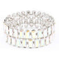 Rectangle Rhinestone Stretch Bracelet