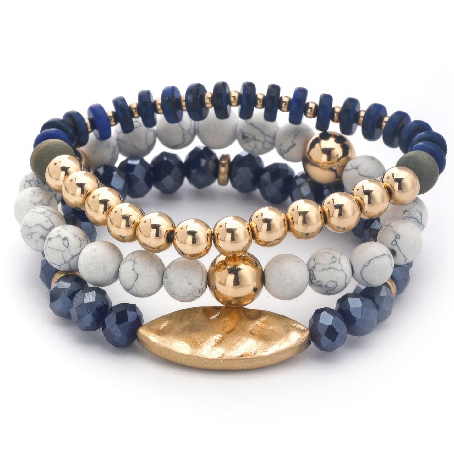 Multi Mix Bead Stretch Bracelet Set