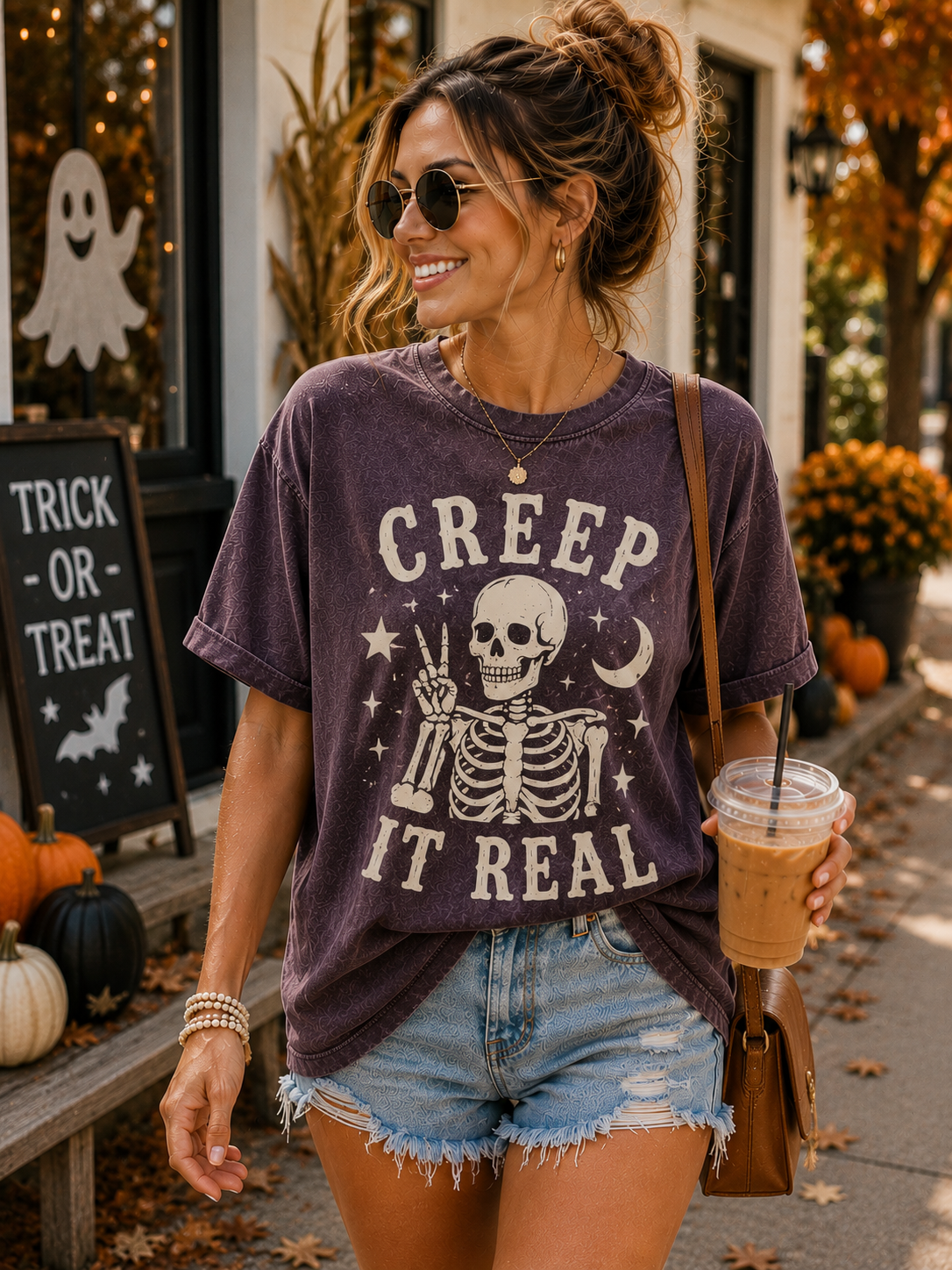 Creep It Real Tee – Grape