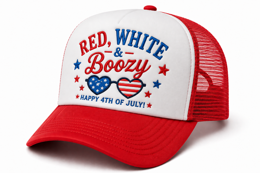 Red, White & Boozy OTTO Trucker Hat
