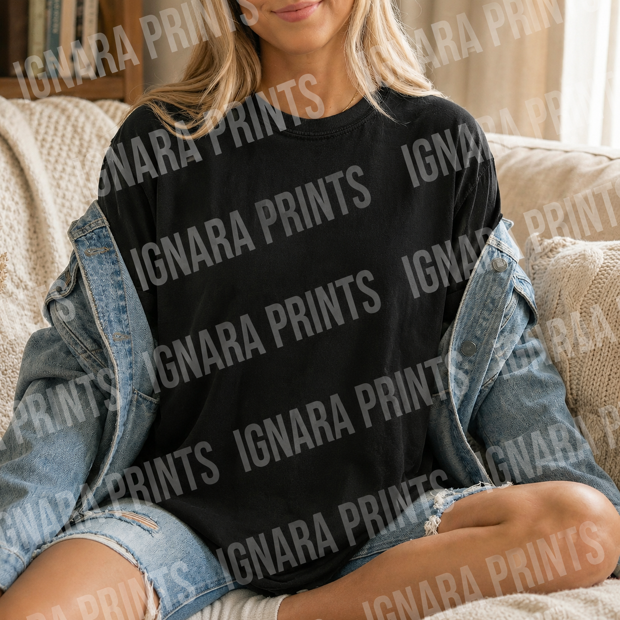 Black Unisex Comfort Colors Tee