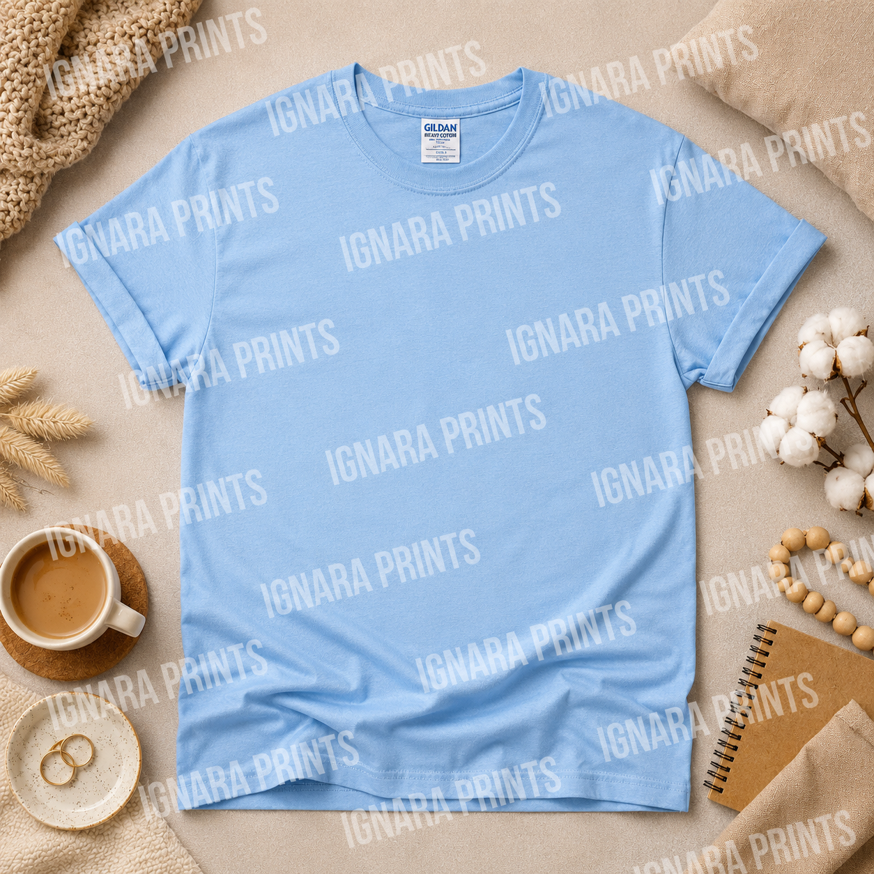 Baby Blue Unisex Gildan Tee