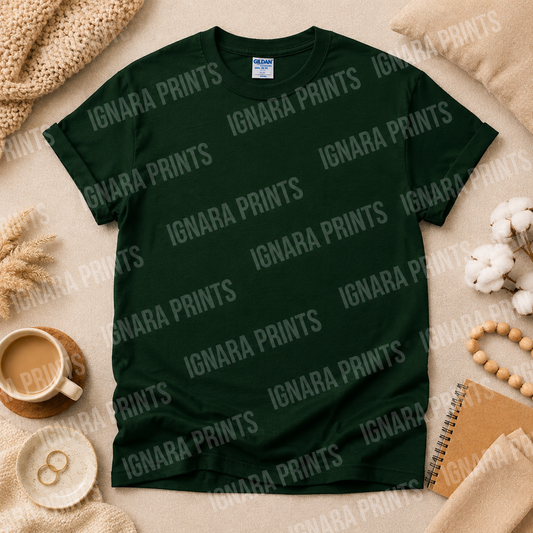 Forest Green Unisex Gildan Tee