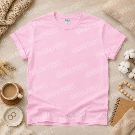 Light Pink Unisex Gildan Tee