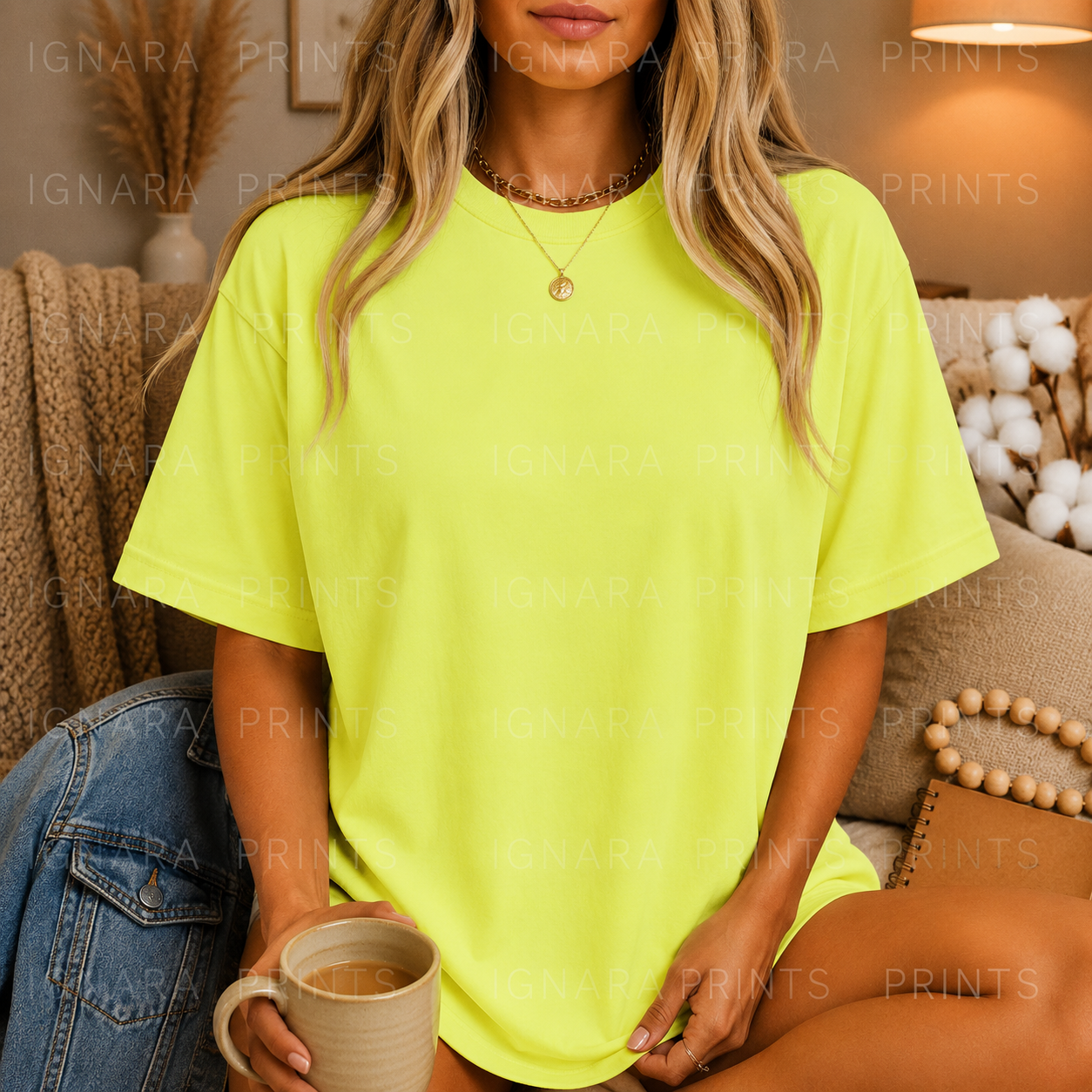 Neon Lemon Unisex Comfort Colors Tee