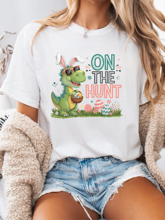 Dinosaur On The Hunt Tee