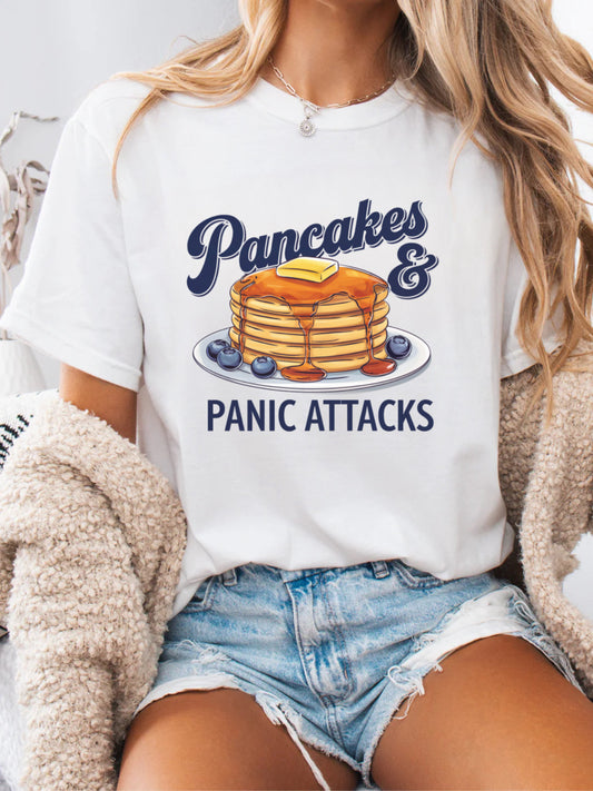 Pancakes & Panic Attacks Tee