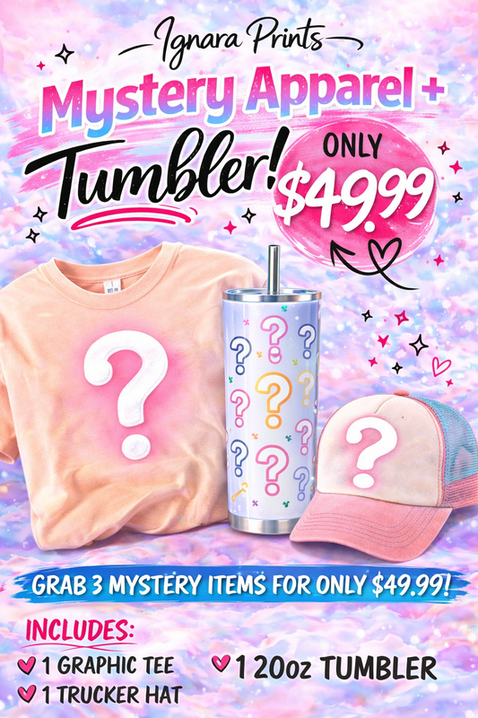 Mystery Apparel + Tumbler Bundle
