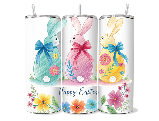 Easter Bunnies Trio Tumbler