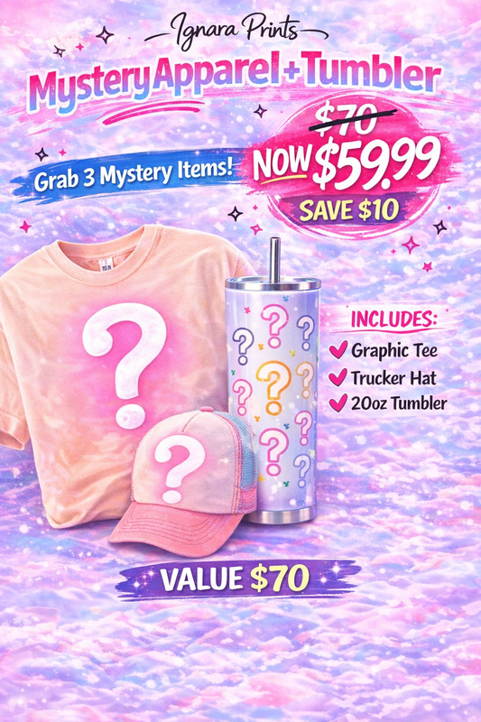 Mystery Apparel + Tumbler Bundle
