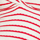 Twisted Sweetheart Neck Striped Tube Top