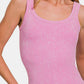 Zenana Ribbed Scoop Neck Tank