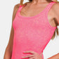 Zenana Ribbed Scoop Neck Tank